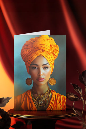 Queen Yasmin Greeting Card