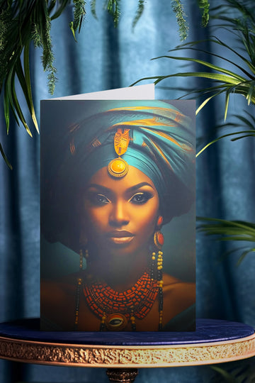 Queen Nia Greeting Card